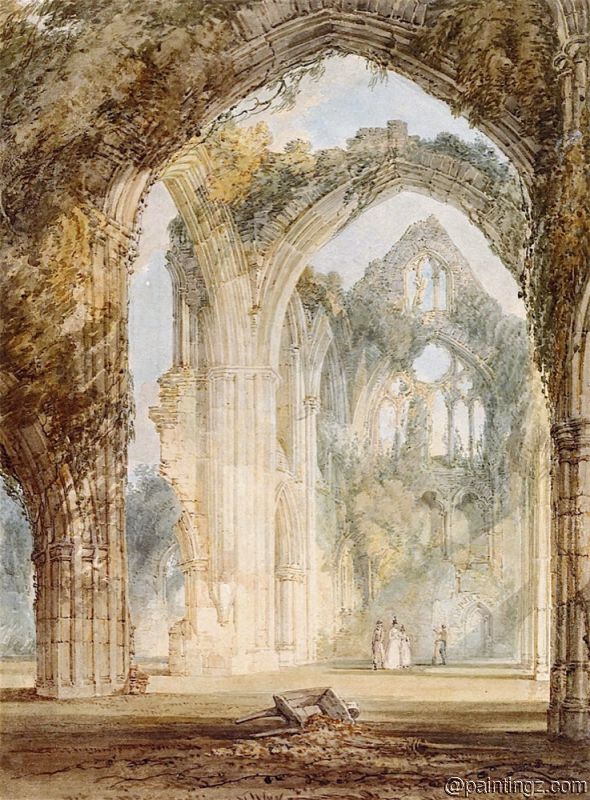 The Transept of Tintern Abbey by Joseph Mallord William Turner