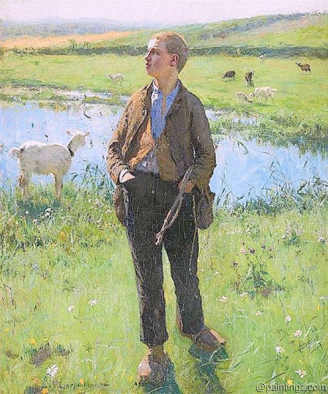 Call of the Nightingale in the Fields by Évariste Carpentier