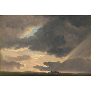 Sunset in the Roman Campagna