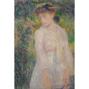 Girl with Straw Hat