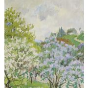 Landscape in Springtime at Stampa