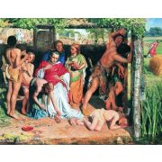 A Converted British Family Sheltering a Christian Missionary from the Persecution of the Druids