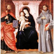 Madonna Enthroned with the Infant Christ and Saints
