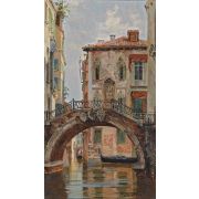 A Bridge over a Venetian Canal