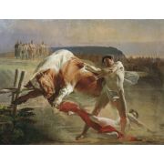 Man Fighting with a Bull