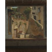 A Courtyard in Rome (copy after Eckersberg)