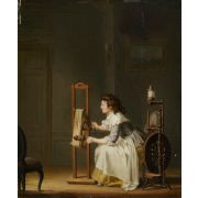 Young Woman at a Loom
