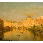 Rome, the Bridge of Sant