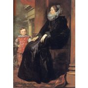 A Genoese Noblewoman with her Son