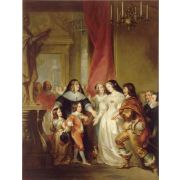 Duke of Orléans Presents His Sister Queen Henrietta Maria of England to Anne of Austria