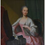 A lady at her toilette