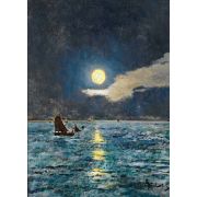 Fishing Boats in the Moonlight