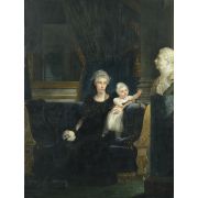 Portrait de la duchesse de Berry avec sa fille, Louise