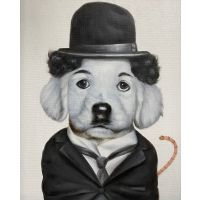 Chaplin Dog Portrait