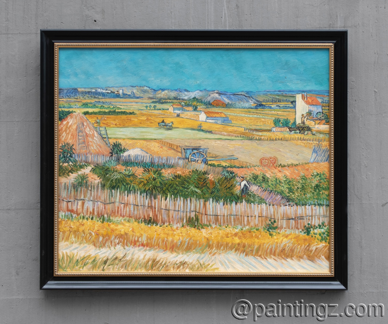 The Harvest Van Gogh Framed Reproduction