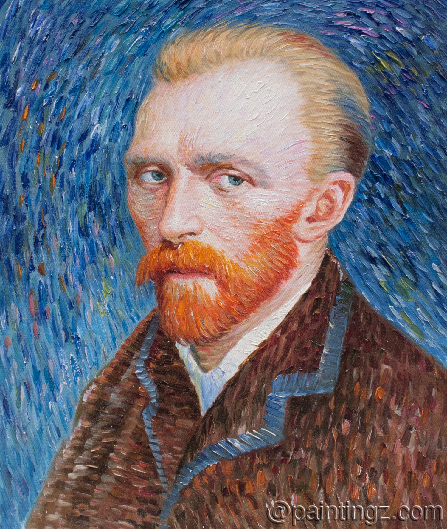 Another Self-Portrait Reproduction of Van Gogh